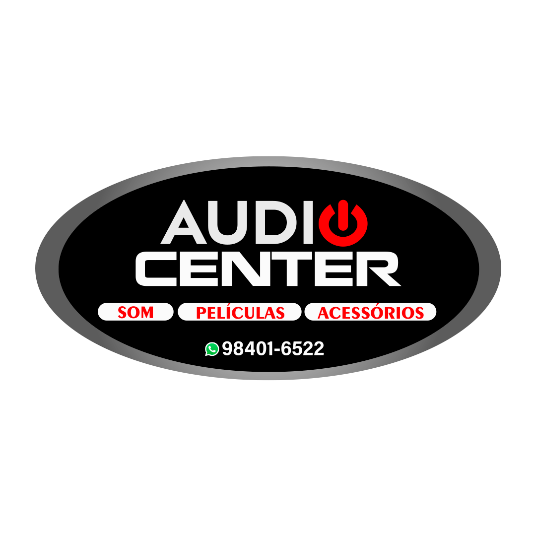 Logo Audio Center (com fundo)