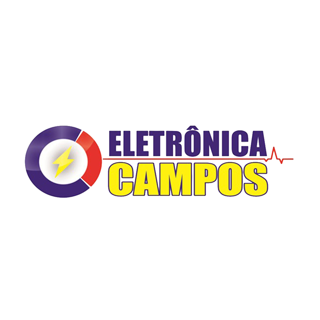 Logo - Eletrônica Campos (com fundo)