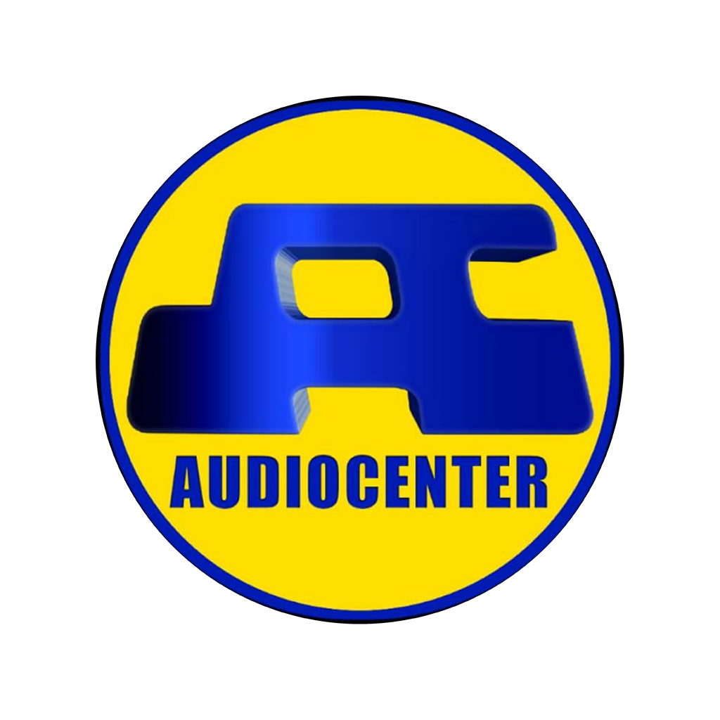 Logo - Audio Center (com fundo)